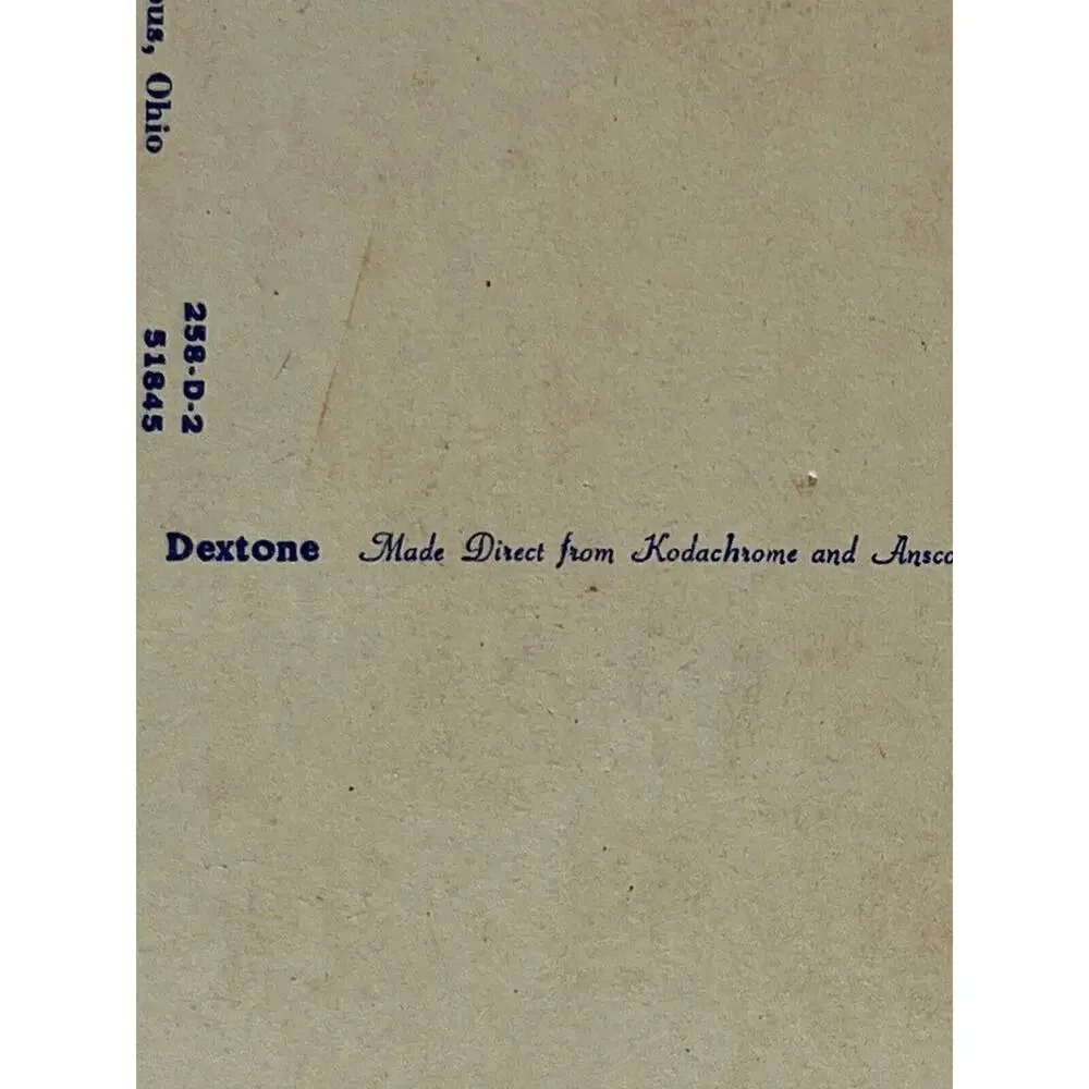Vtg 1951 Ephemera Souvenir Set (6) Ohio State Univ Dextone Kodachrome Ansco SEE